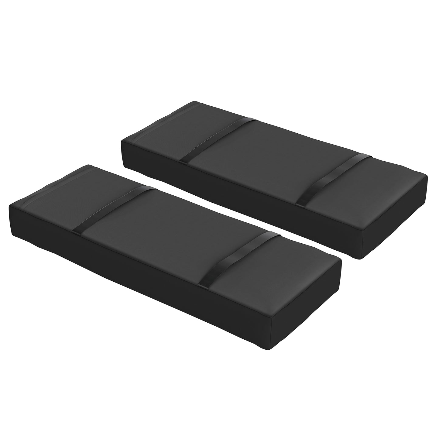 Outsunny 2-pack hervulbare zandzakken voor parasols, tot 25 kg, voor parasolstandaards, 600D Oxford, zwart