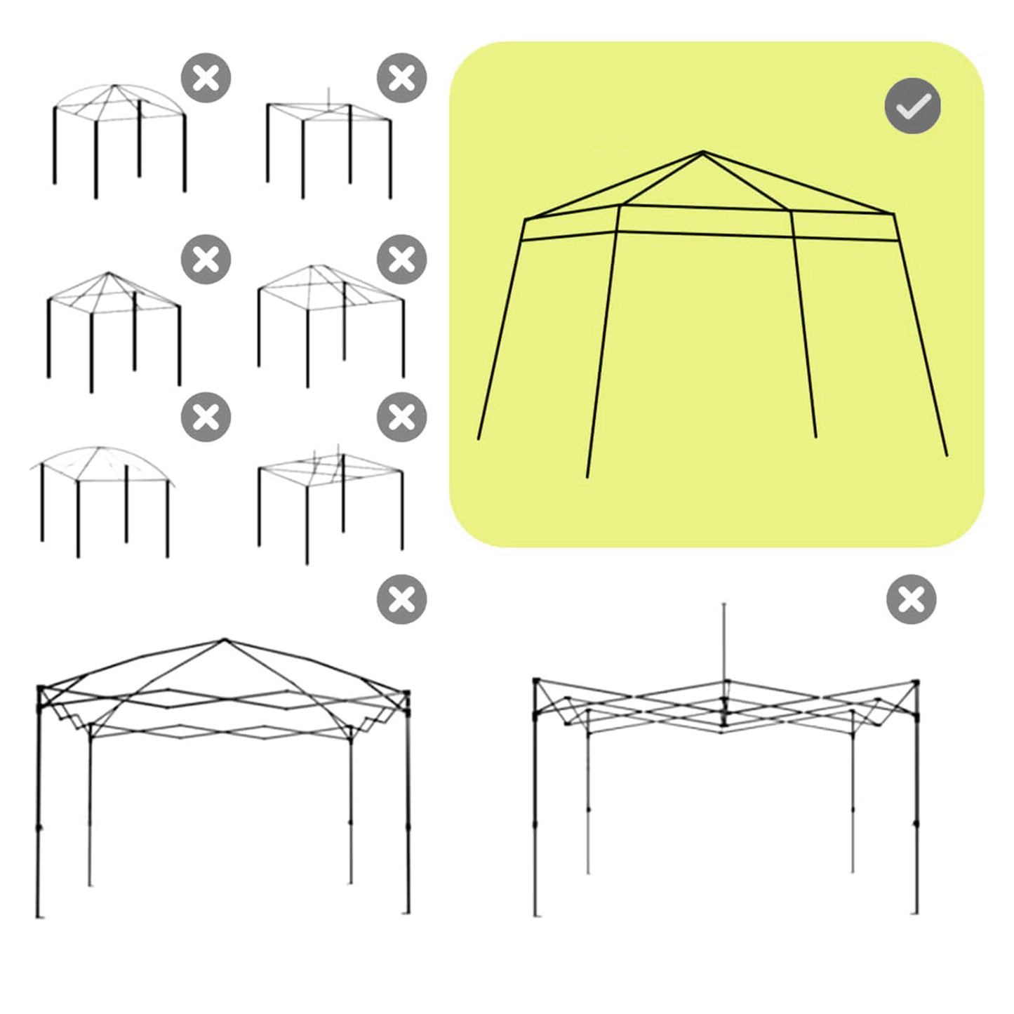 Vervangende luifel voor Outsunny Gazebo, vervangend zeildoek voor 3 x 3 m tuingazebo, vervangende luifel voor tuintent, UPF50+, Oxford-stof, donkergrijs