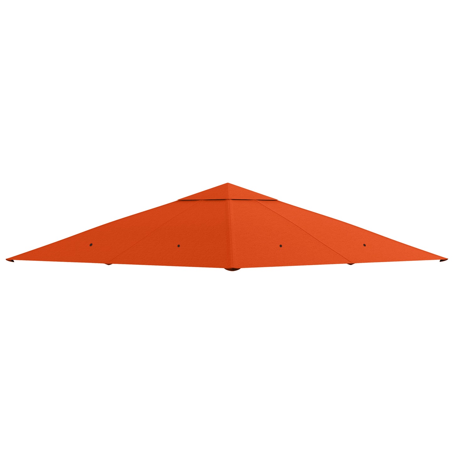 Outsunny vervangingsdak voor tuinpaviljoen, polyester, 2,98 x 2,95 m, oranje