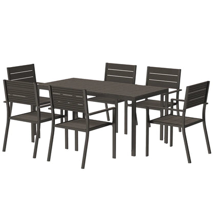 Outsunny 7-delige Tuinset