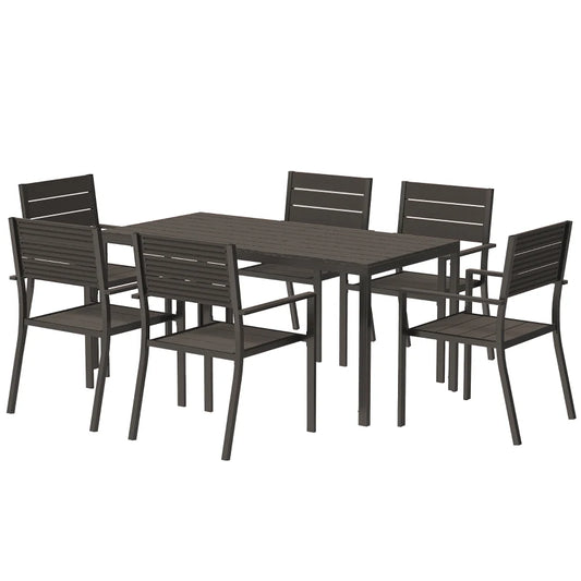 Outsunny 7-delige Tuinset