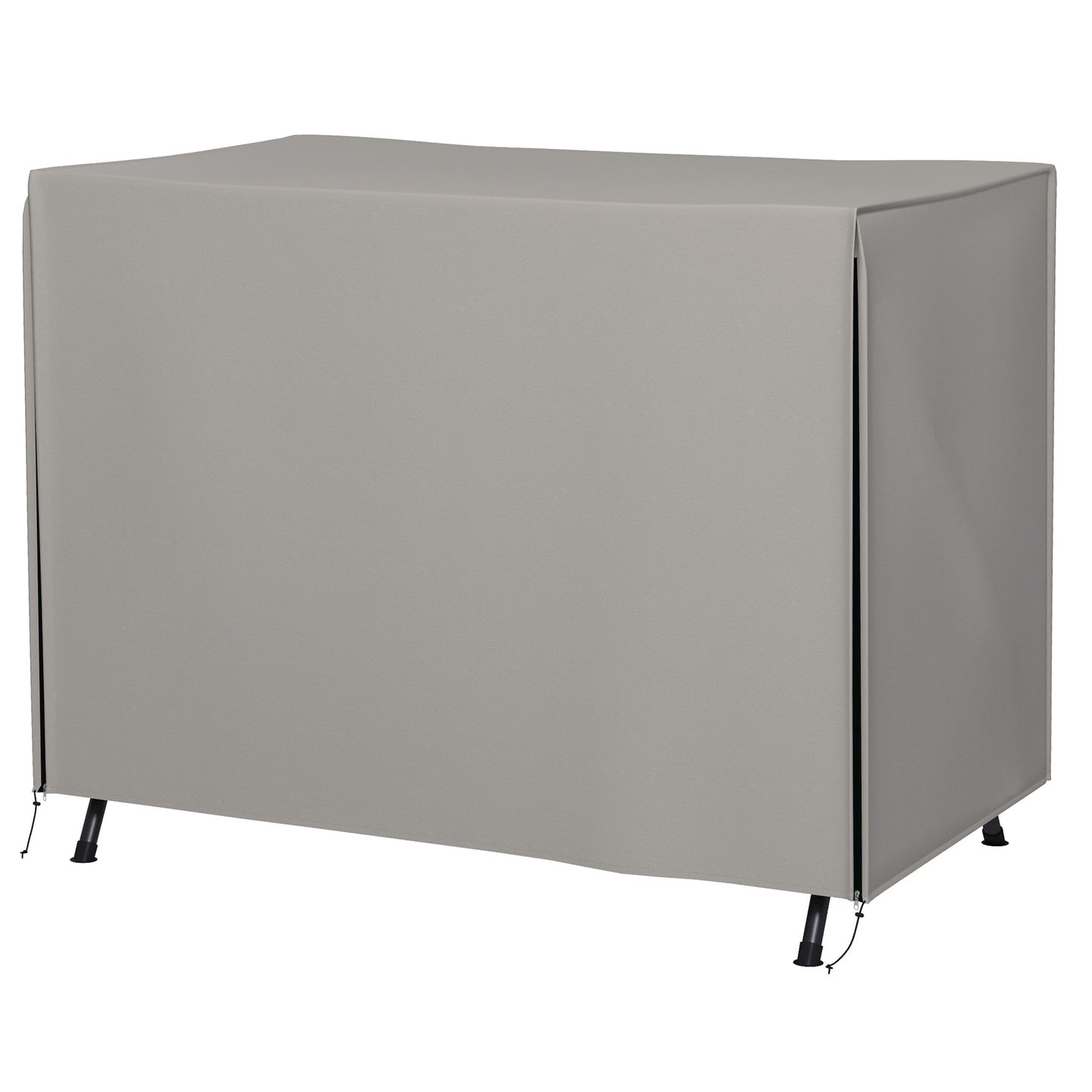 Outsunny beschermhoes voor tuinschommel, scheurvast, weerbestendig, Tex-Lock systeem, 205x124x164 cm, grijs